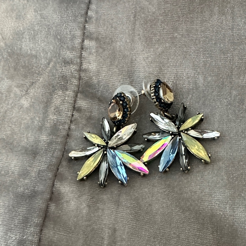 Banana Republic Multicolor Crystal Earrings